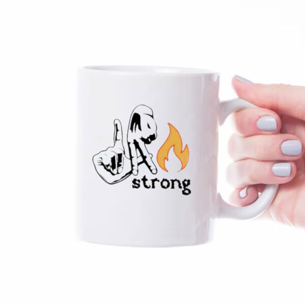 LA Strong Los Angeles Support hand Mug