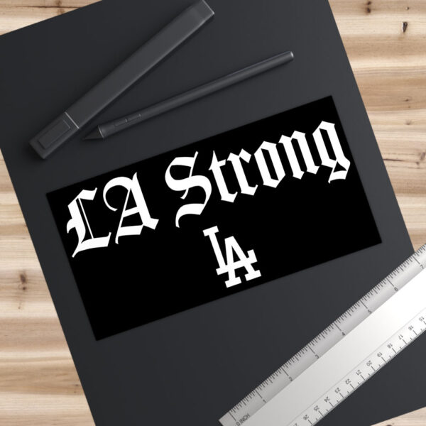 Los Angeles Dodgers LA Strong Bumper Stickers