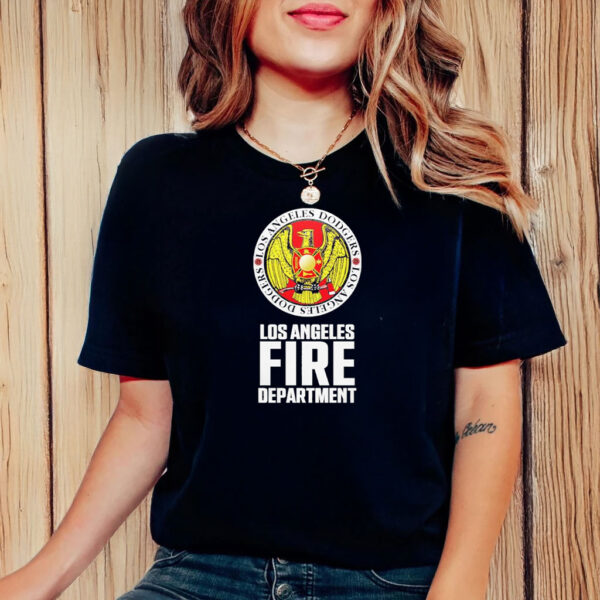 Los Angeles Dodgers LA Strong Thank You First Responders 2025 T-Shirt