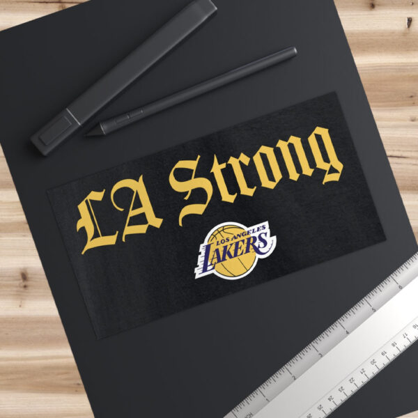 Los Angeles Lakers LA Strong Bumper Stickers