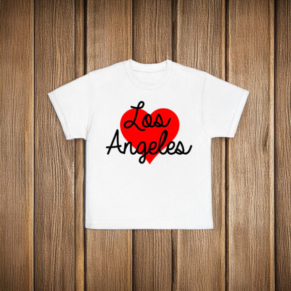 Love Los Angeles California Heart T-Shirt