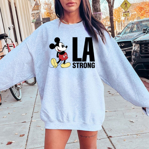 Disney LA Strong Crewneck Hoodie