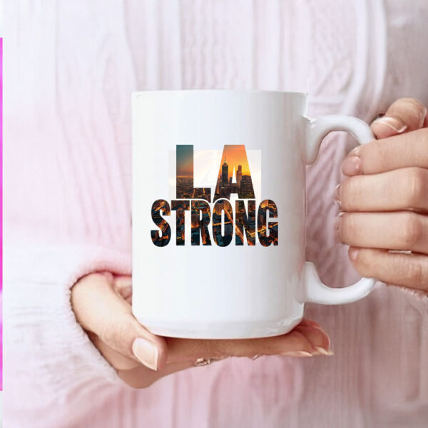 LA Strong fire Mug