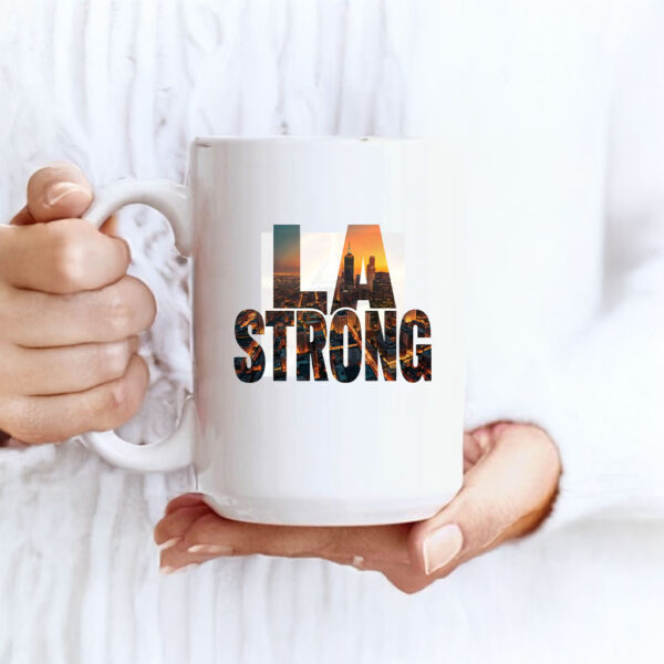 LA Strong fire Mug