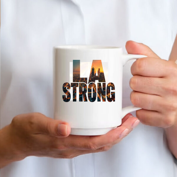 LA Strong fire Mug