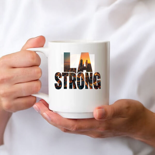 LA Strong fire Mug