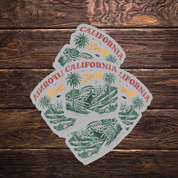 Los Angeles Strong ,Pray for California Firefighters Sticker ,Car Magnet