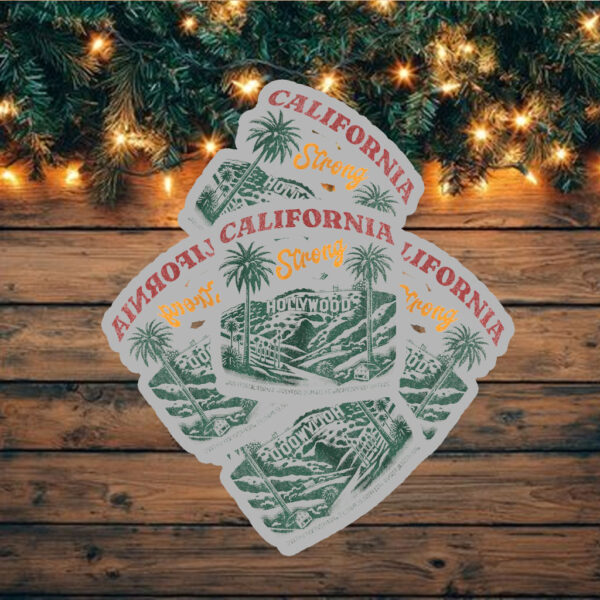 Los Angeles Strong ,Pray for California Firefighters Sticker ,Car Magnet