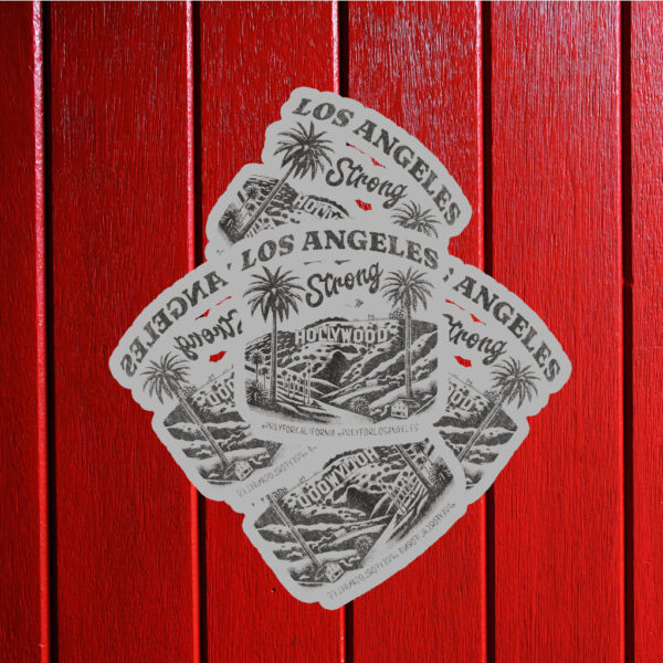 Los Angeles Strong, Pray for California Sticker ,Car Magnet